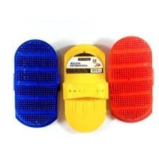 ESCOVA DE PLÁSTICO P/ CÃES E GATOS COM ALÇA REGULAVÉL - TAM G - PET INJET