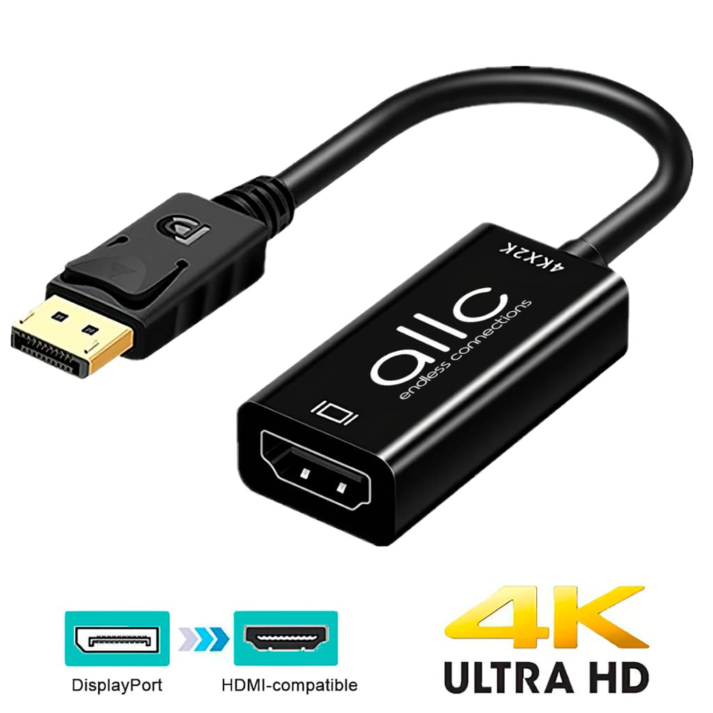 Cabo Adaptador Conversor Displayport DP para HDMI Full HD 1080p