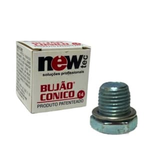 Bujão Cônico Para Cárter Espanado 14mm Parafuso do cárter Fiat GM VW