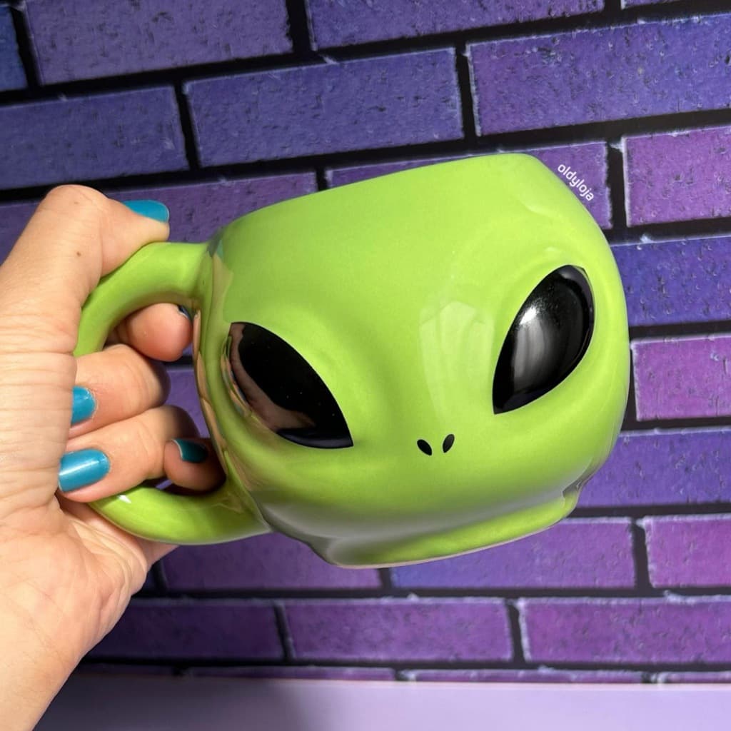 Caneca ET Extraterrestre Alien Cerâmica Canecas Diferentes Alienígena Ideias de Presente para Amigo
