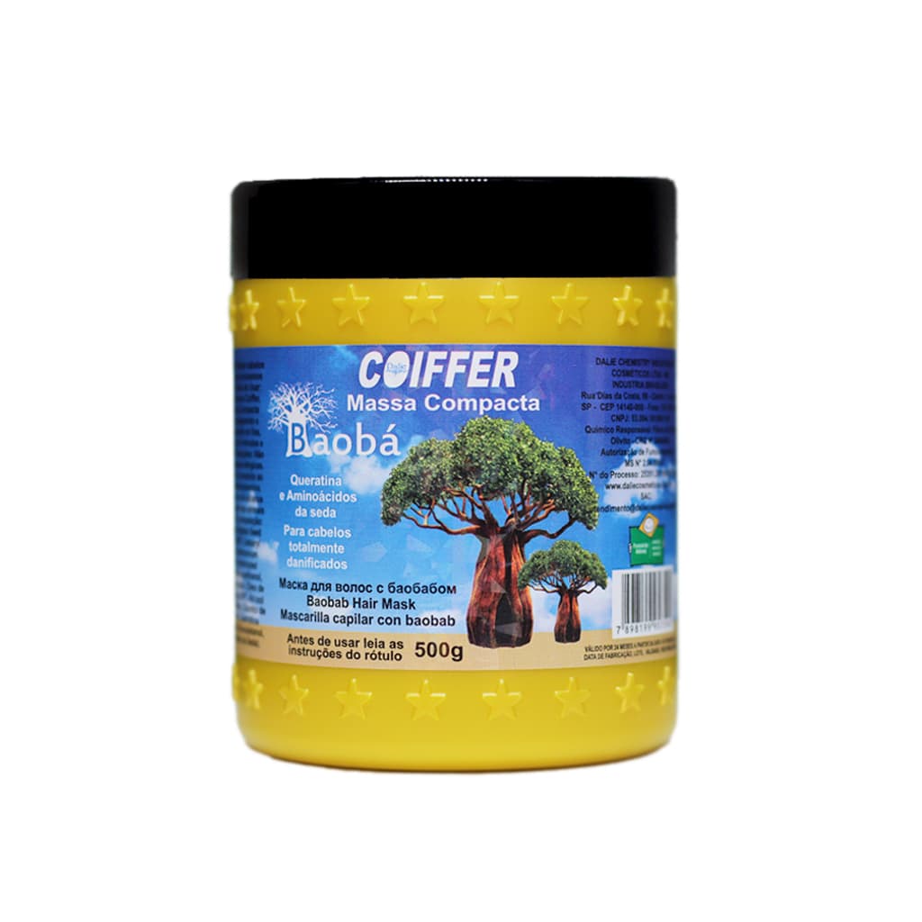 Máscara De Hidratação Baobá Coiffer 500 g