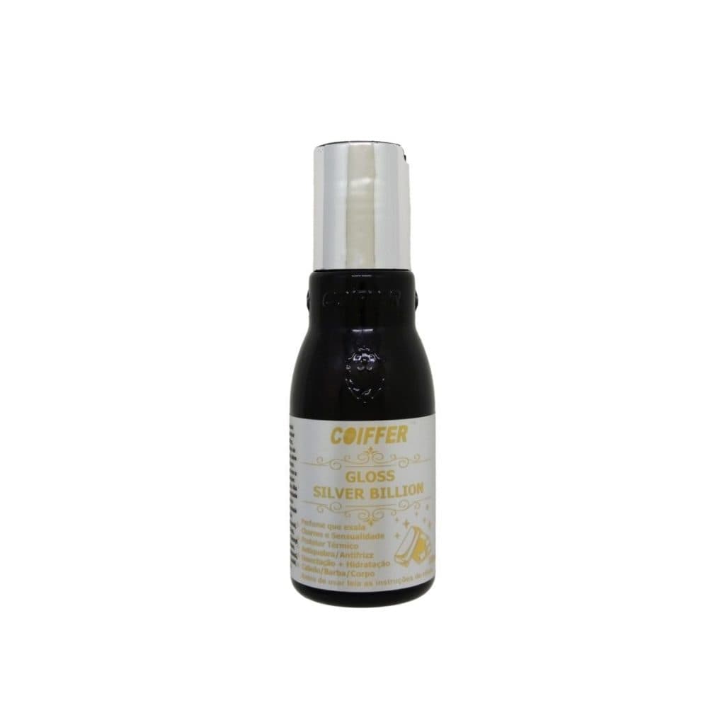 Coiffer Óleo Reparador de Pontas Gloss Silver Billion Anti-frizz 80ml