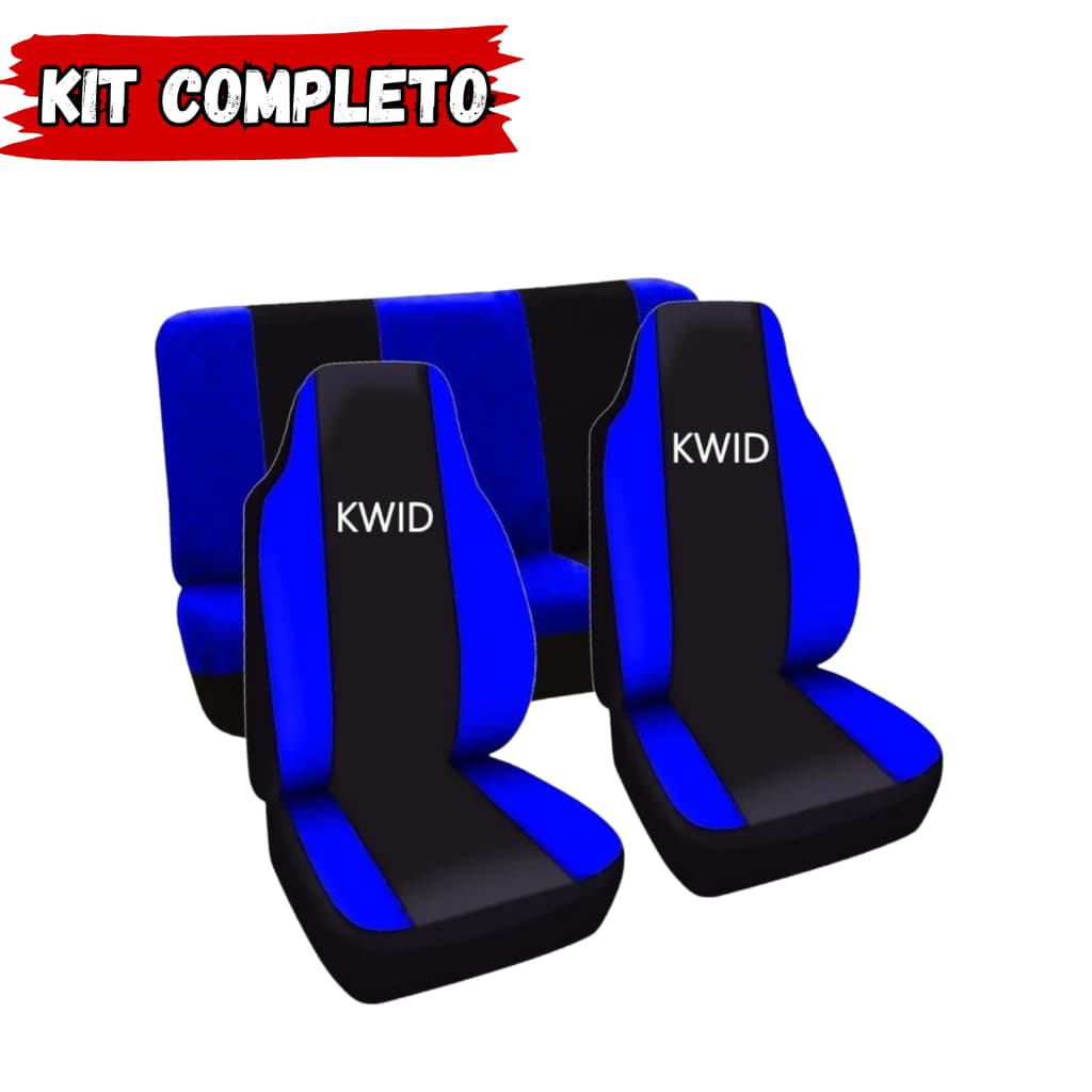 Capa De Couro Banco Automotivo Carro Renault Kwid 2015/23 - Proteção Impermeável - Reno Kwid