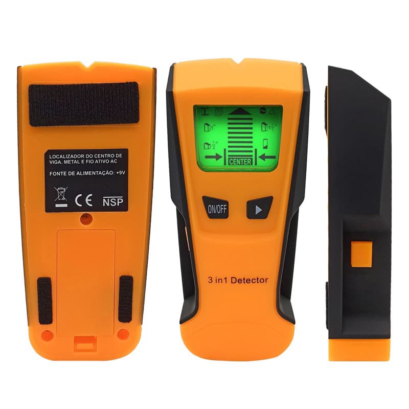Aparelho scanner Detector Digital indentificador metais estruturas tubulações  condutores Fios e muito mais 3 em 1