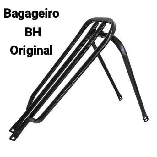 Garupa BH Reta Preta Bike Bagageiro Garupeira Bicicleta Original