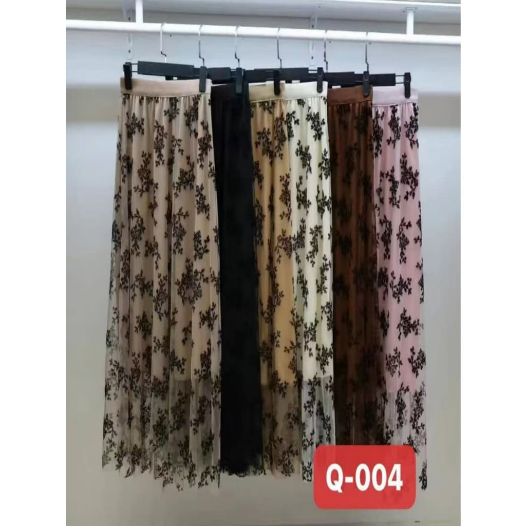 Saia de Tule adulta da moda feminina comprida longa para festa Q004