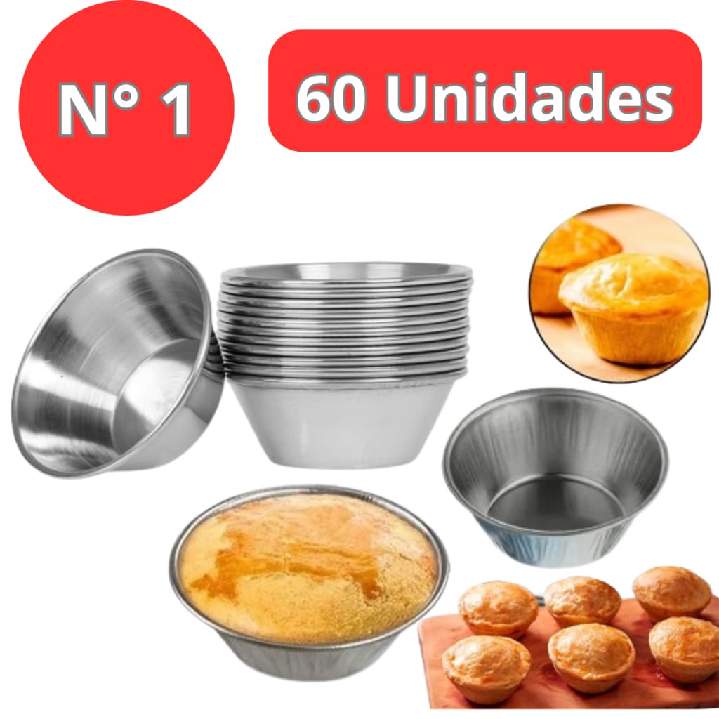 Forma Empada N°1 –  Forminha Lisa para Empadinha Salgados