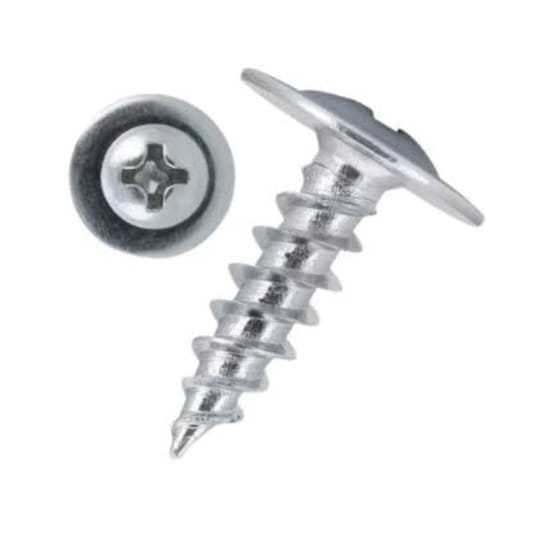 100 Parafusos para forro 4,2mm x 13 mm, ponta agulha, embalagem com 100