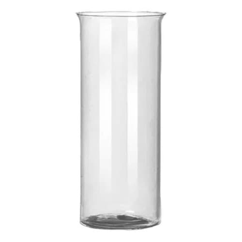 Vaso Tubo De Vidro Transparente Cilindro 18x8cm (Promoção)