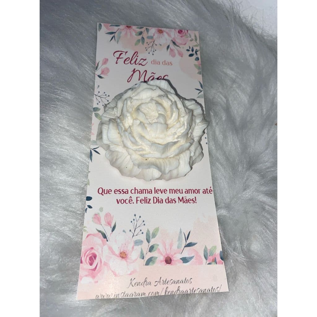 Vela Aromática Flor – Homenagem Especial para o Dia das Mães