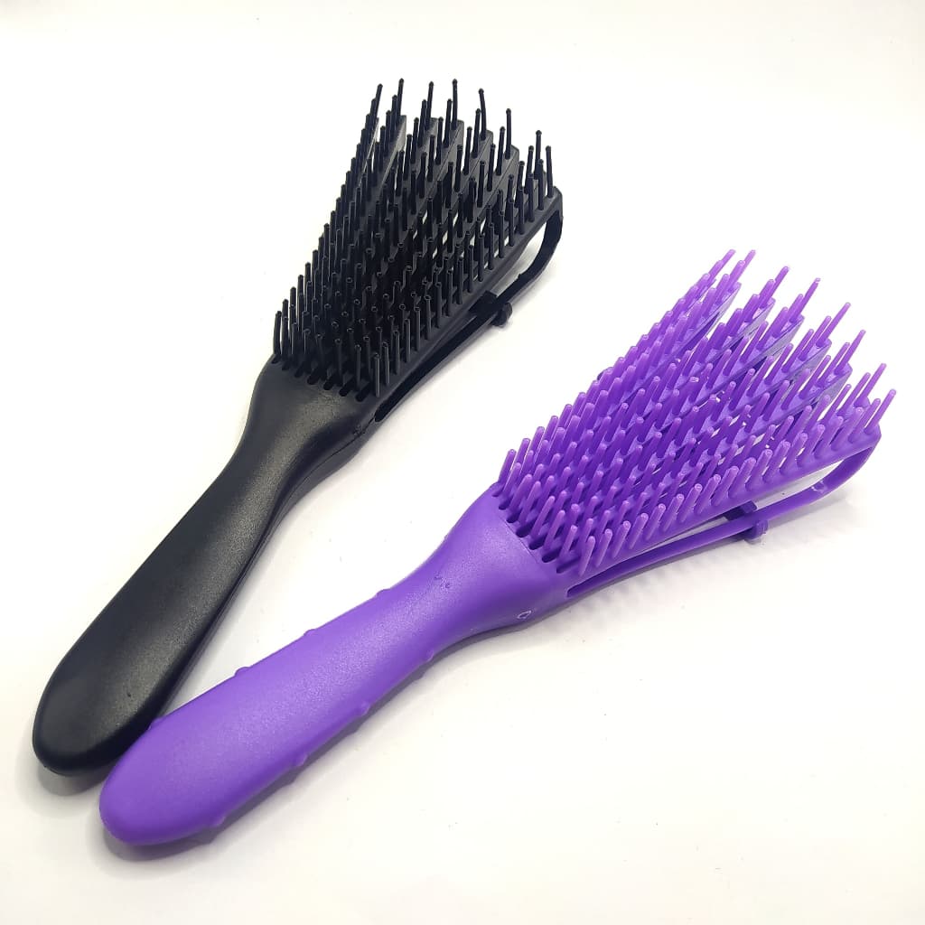 Escova Polvo Premium – Ideal para Cabelos Cacheados, Ondulados e Lisos