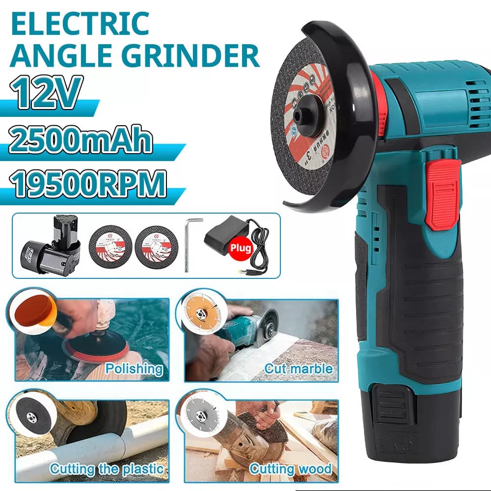 Mini lixadeira Elétrica Lixadeira E Esmerilhadeira Sem Fio Portátil 12V Com 2 bateria