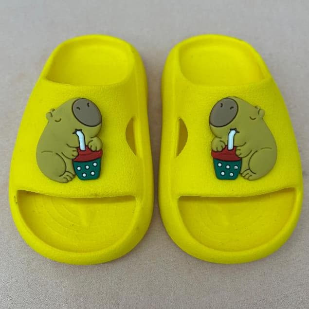 Chinelo Nuvem Capivara Copo Infantil Meninas Papete Babuche Confortável
