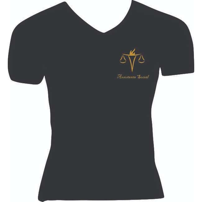 Camisa Assistente Social silkada