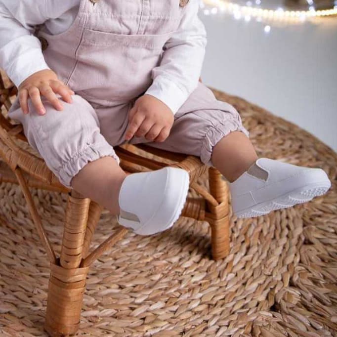 Sapatinho de Bebê Menino | Sapatenis - Batizado Calce Fácil 2241
