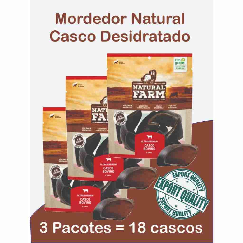 Mordedor Natural Casco Bovino Natural Farm