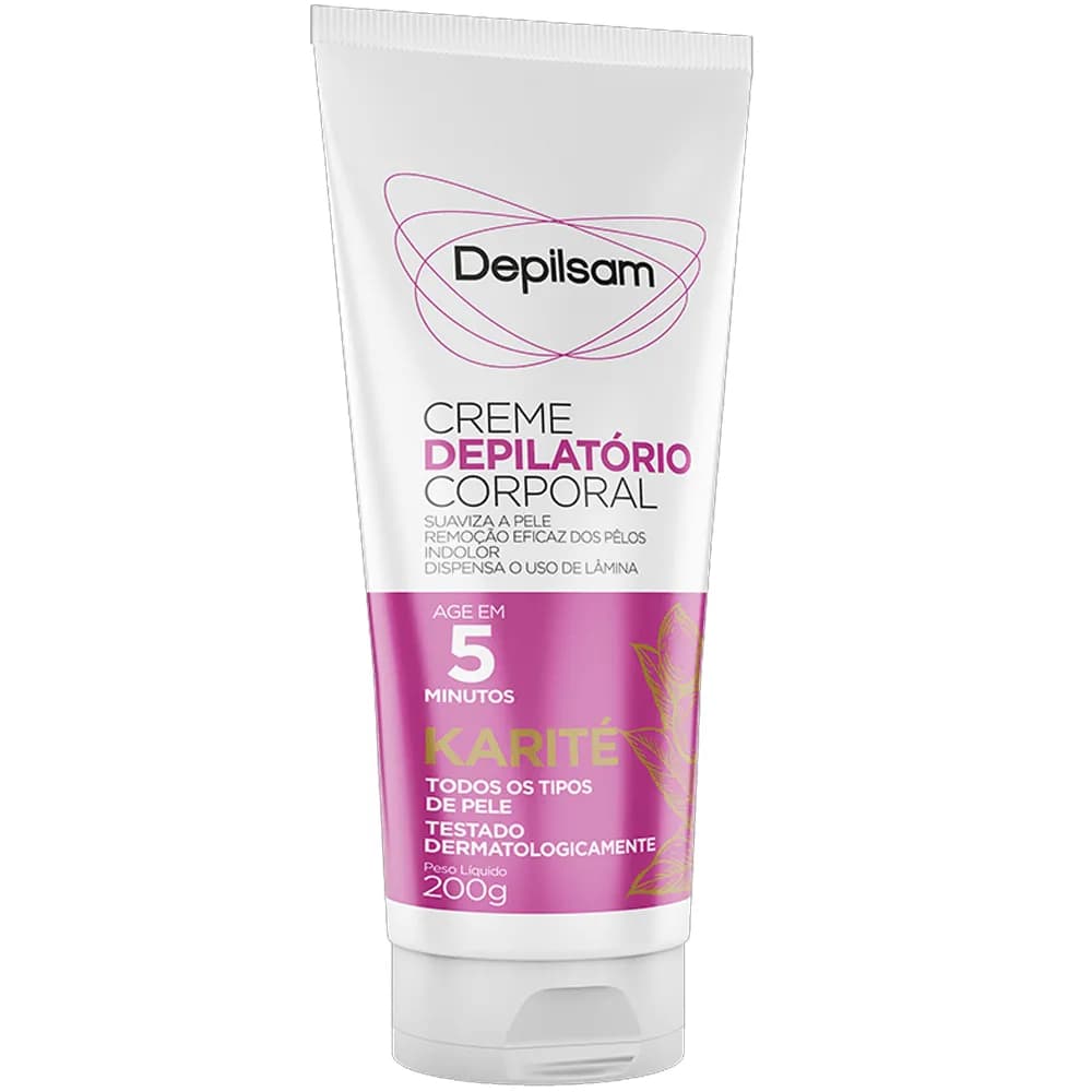 Depilsam Creme Depilatório Corporal Karité 200g