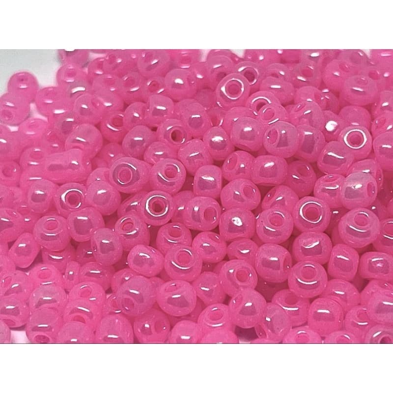Missangão 6/0 ROSA PEROLADA 500gr - Miçanga-Missanga