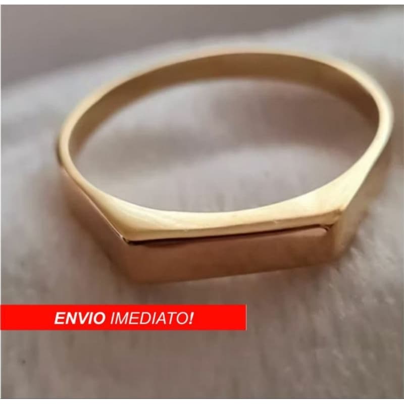 Anel amor de mãe chapinha em moeda antiga