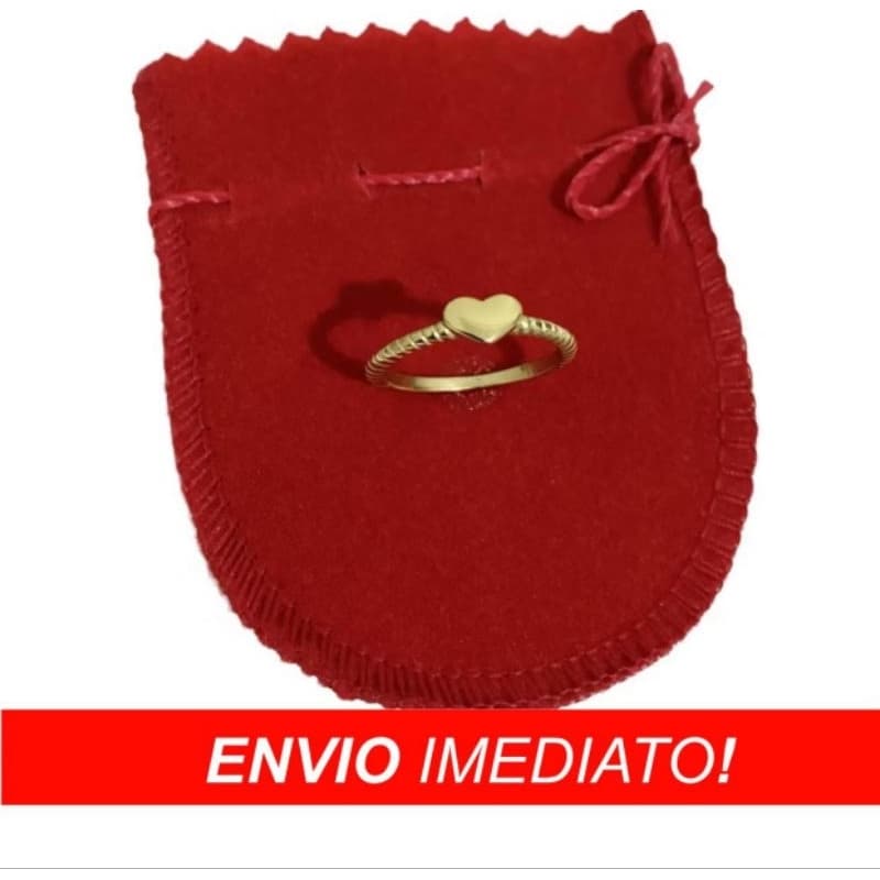 Anel em moeda antiga delicado