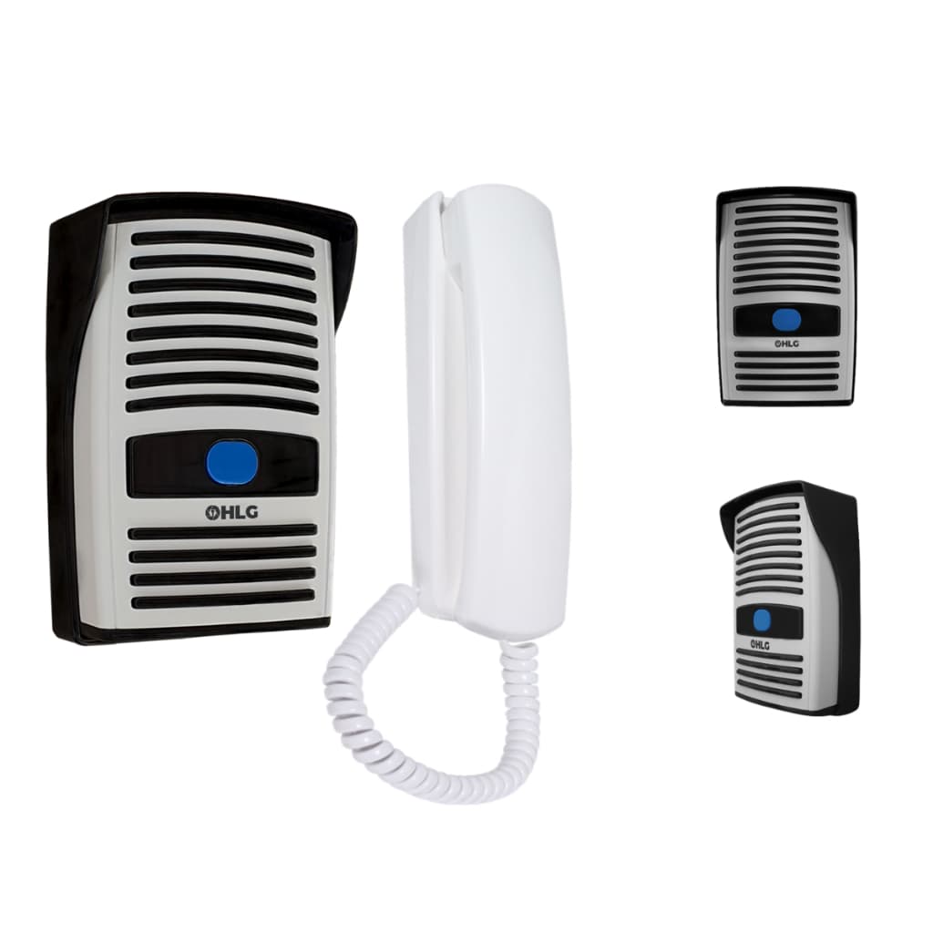 Kit Interfone Porteiro Eletrônico Monofone - Abre Fechadura Elétrica - Excelente Qualidade Som