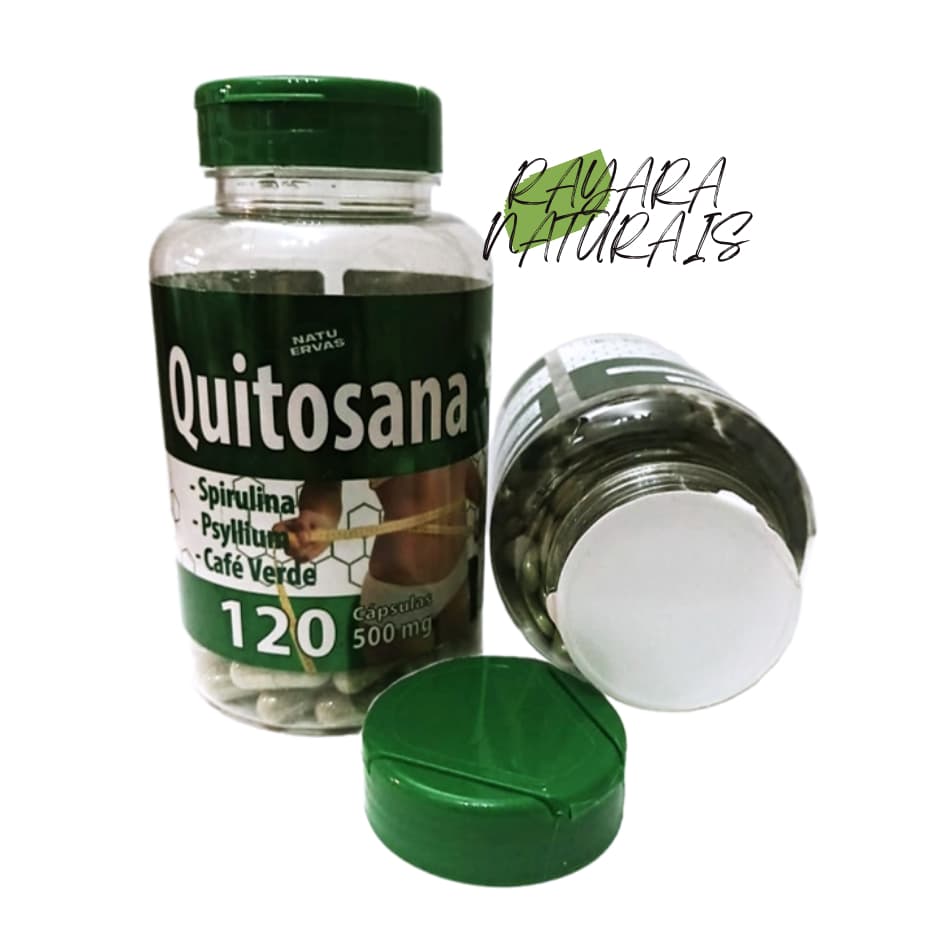 Quitosana + Psyllium 120 Cápsulas 500 mg
