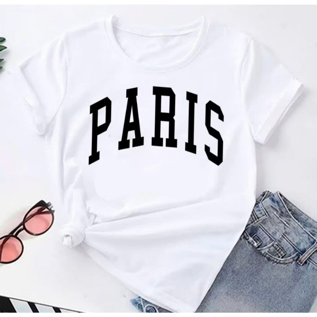 Blusa T-shirt Linda Camiseta Feminina Paris Camisa
