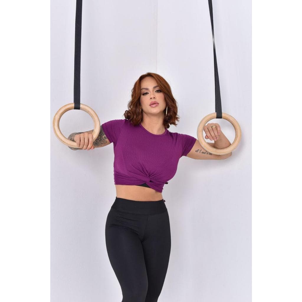 Blusa Cropped Nozinho Dray Fitnes Feminino  Academia Confortável para Malhar e de Qualidade Moda Esportiva