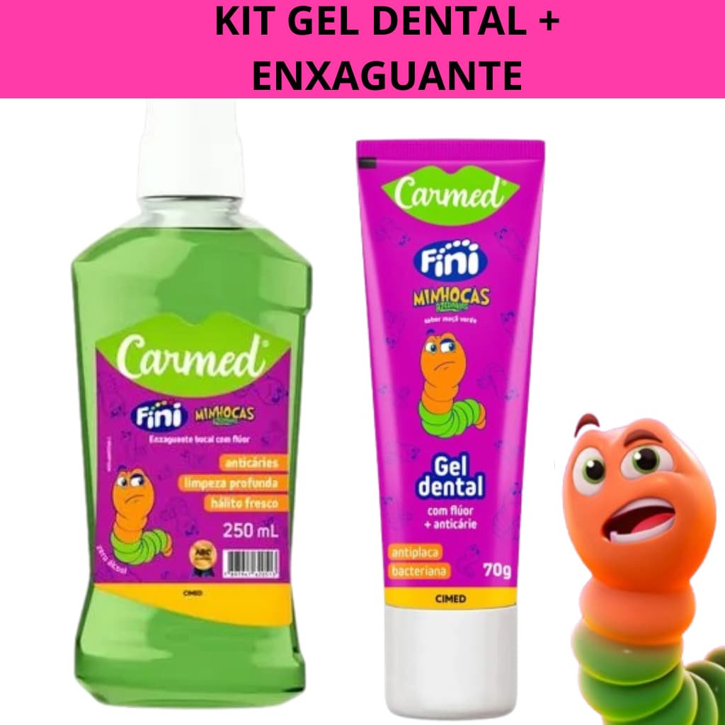 Gel Dental Carmedfini! Fini LANÇAMENTO! CIMED carmed, beijinho e dentadura