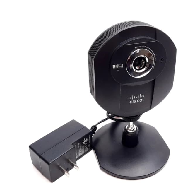 Câmera Wireless Cisco WVC80N Usada
