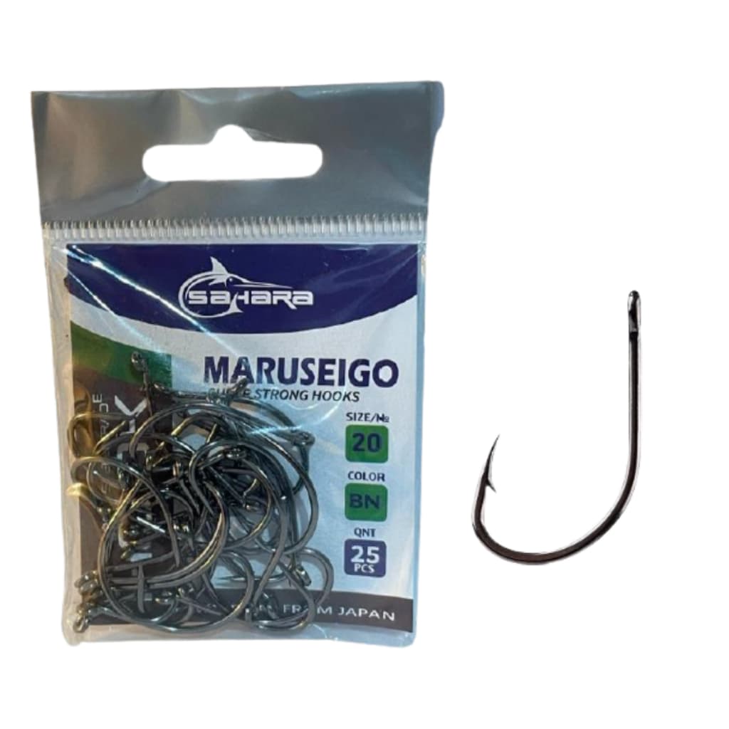 Anzol Maruseigo Super Strong Cartela Sahara Hook - Vários Tamanhos
