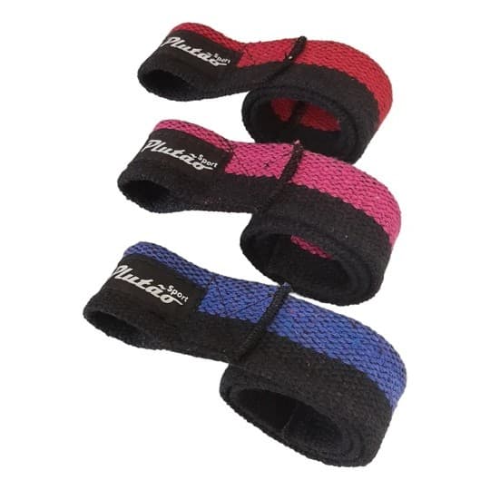 Tala Straps 100% Algodão Profissional/ Academia/ Musculação/Profissional valor do par.