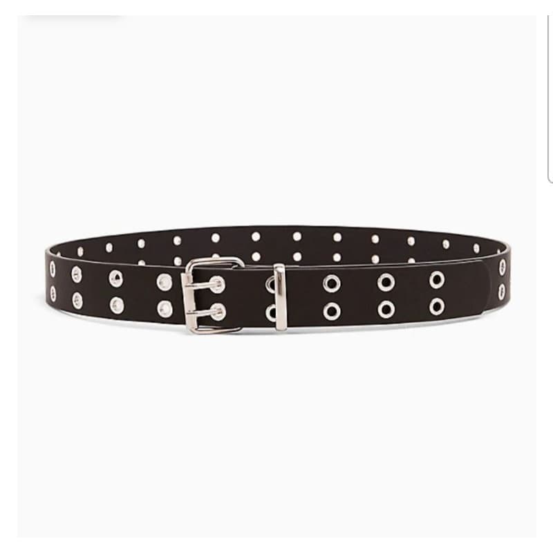 Cinto  Ilhós Duplo Masculino e Feminino Moda Fashion Moda Blogueira I Envio Rápido