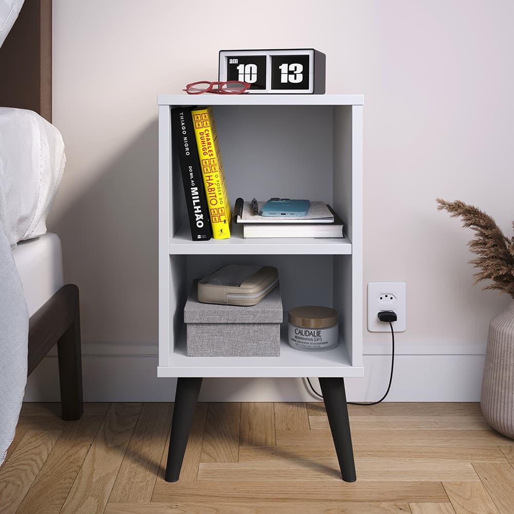 Mesa de Cabeceira Criado Super Charme - Decora Móveis Online