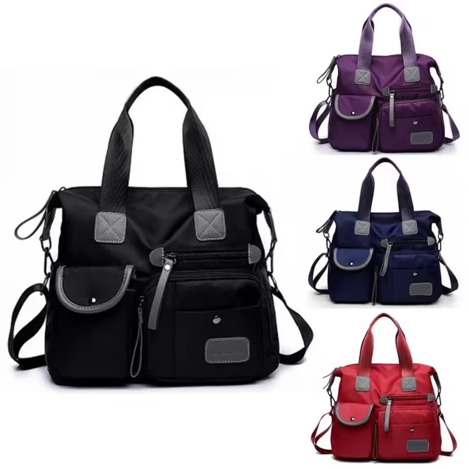 Bolsa Feminina em Náilon Impermeável Grande Capacidade: Mensageiro Casual - Estilo Moderno para Uso Diário