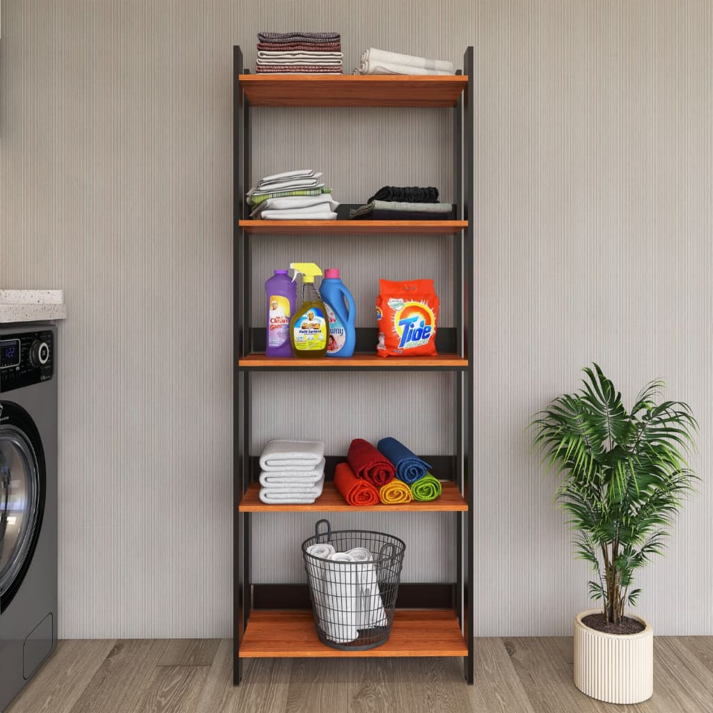 Armário Multiuso Organizador Lavanderia 100% MDF Estilo Industrial Fulldecor - Mod.0703