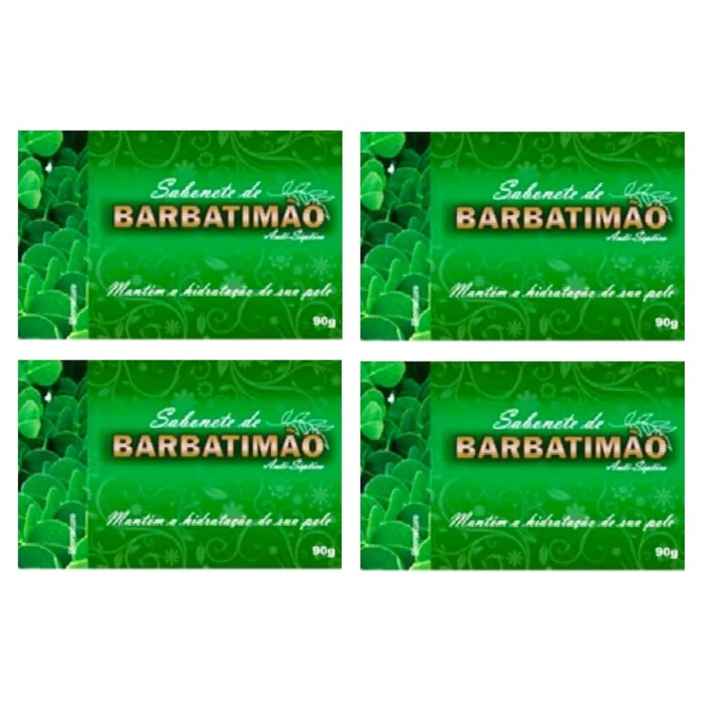Kit 4un Sabonete em Barra de Barbatimão 90g - Bionature