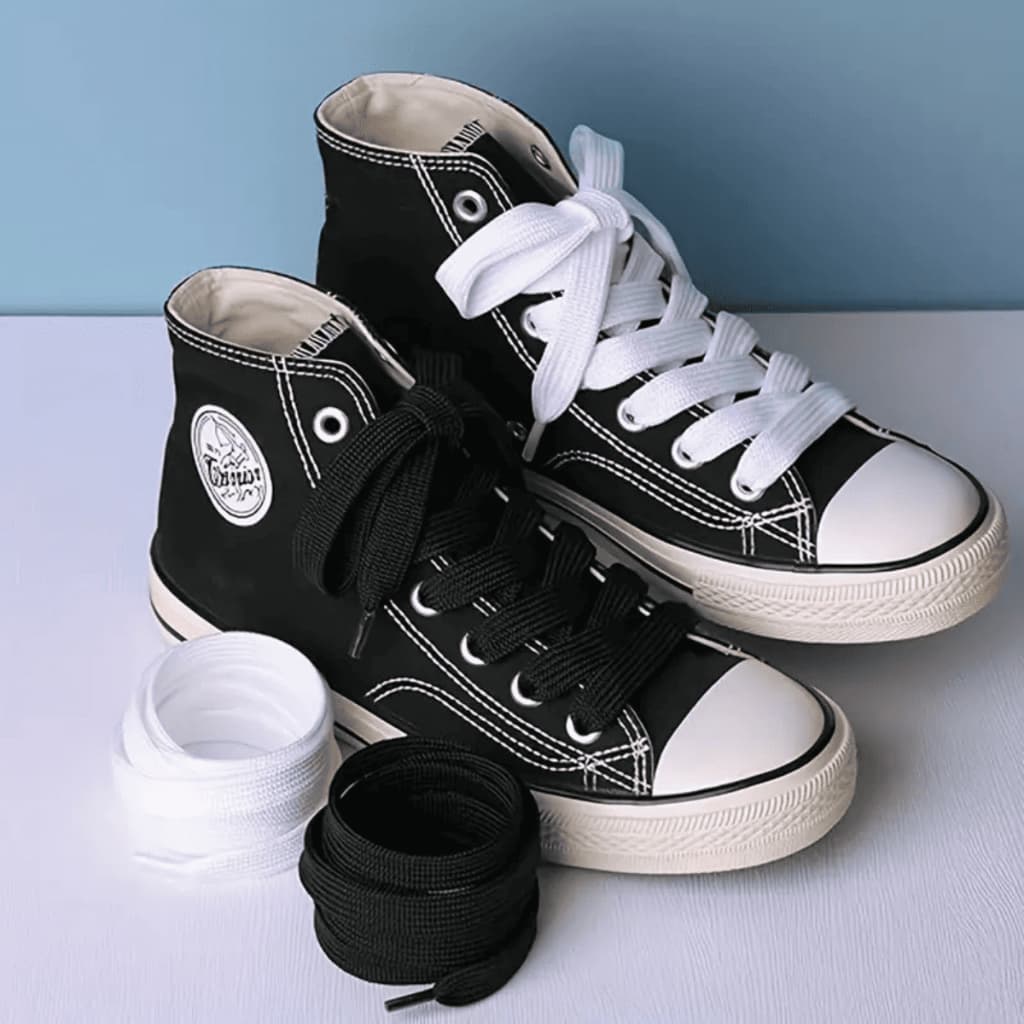 Cadarço Bboy Flat Wide Premium – Fat Laces Grosso para Tênis Leve e Macio