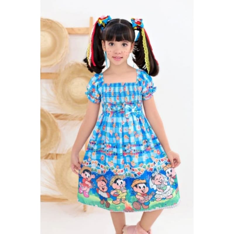 Vestido Infantil Junino festa Junina