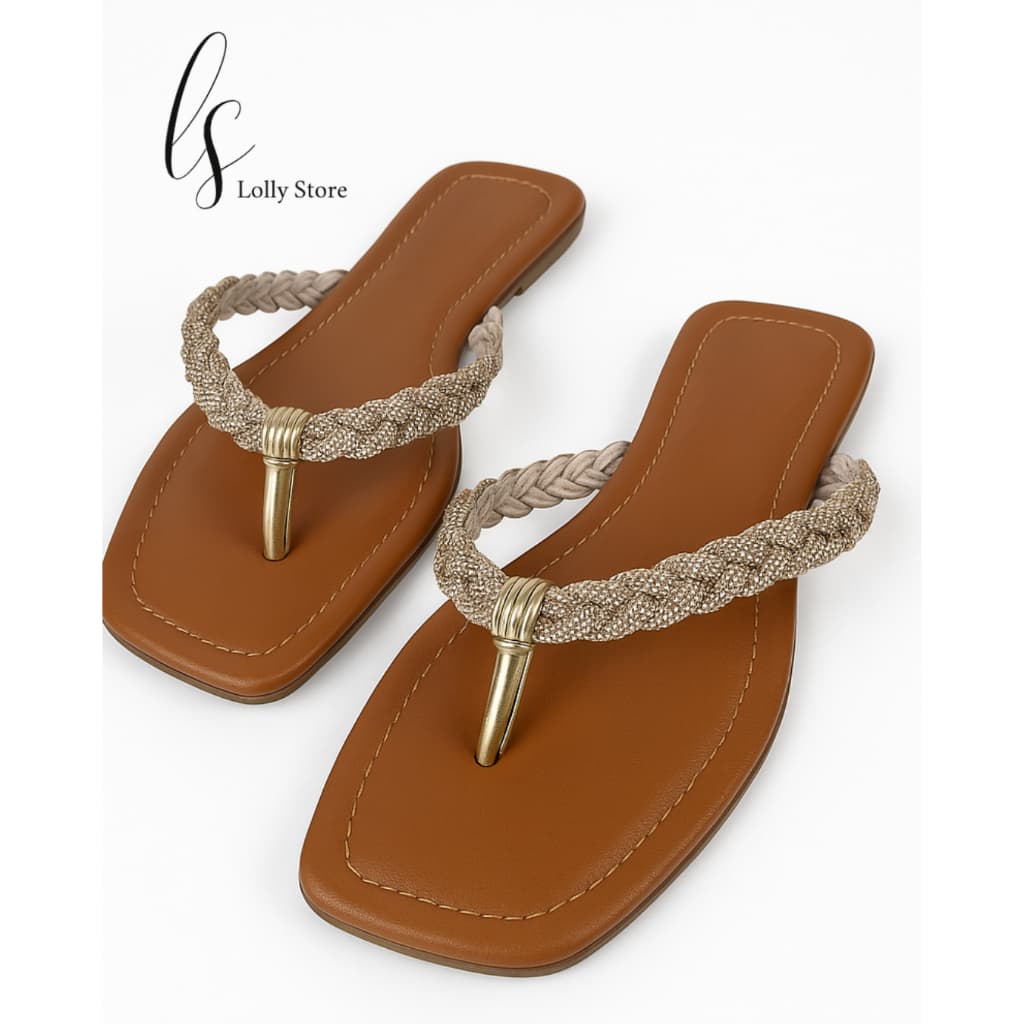 SANDÁLIA FEMININA RASTEIRINHA CHINELINHO COM PEDRAS SUPER CONFORTAVEL LANÇAMENTO