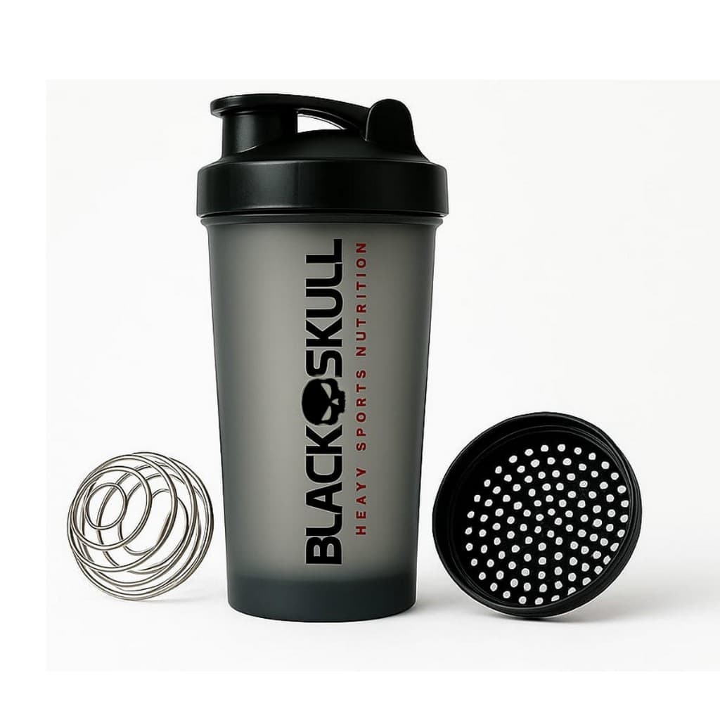 Coqueteleira 600ml blackskull com mola mixer e filtro