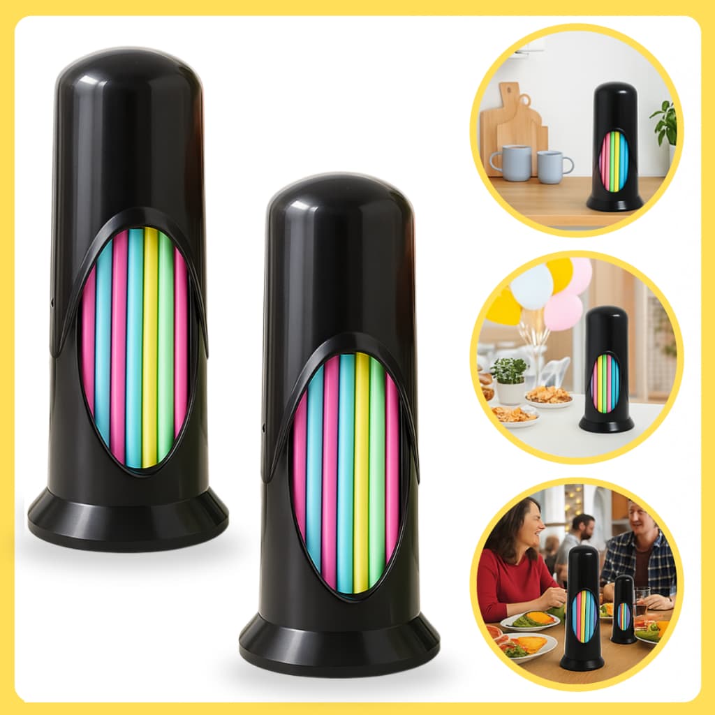 Kit 2 Porta Canudos Plástico Lanchonete Restaurante Boteco Bares Envio Imediato