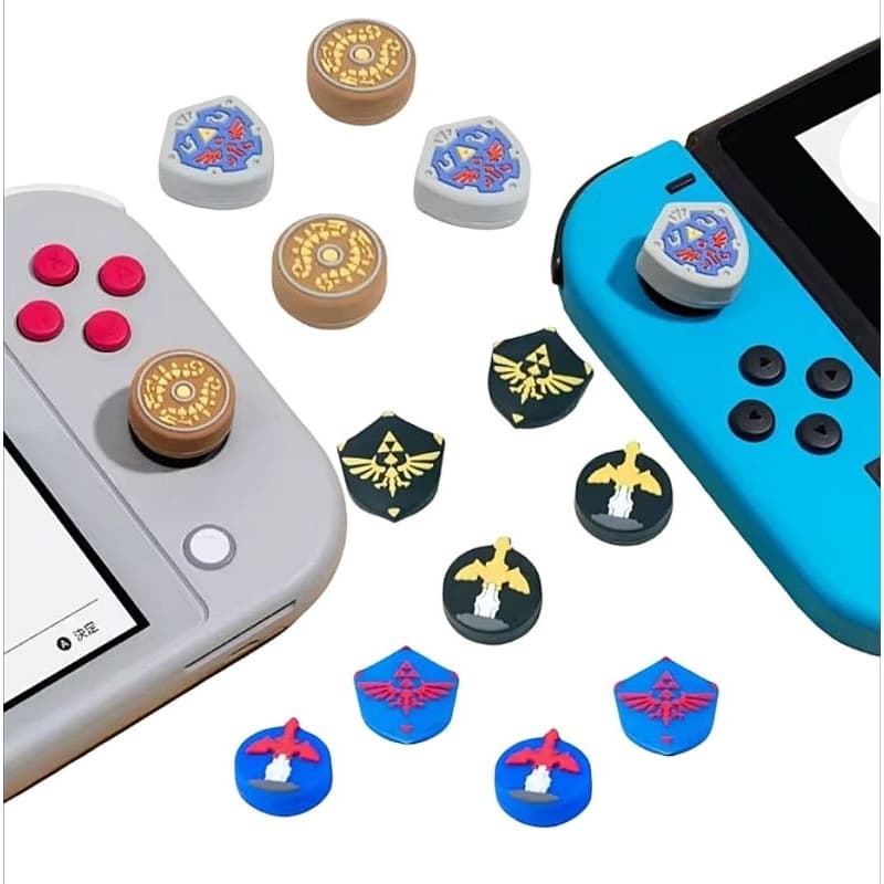 Grips Analógico silicone Versões Zelda Skayward Sword Auto Relevo 3d, para Nintendo Switch todos as versões !