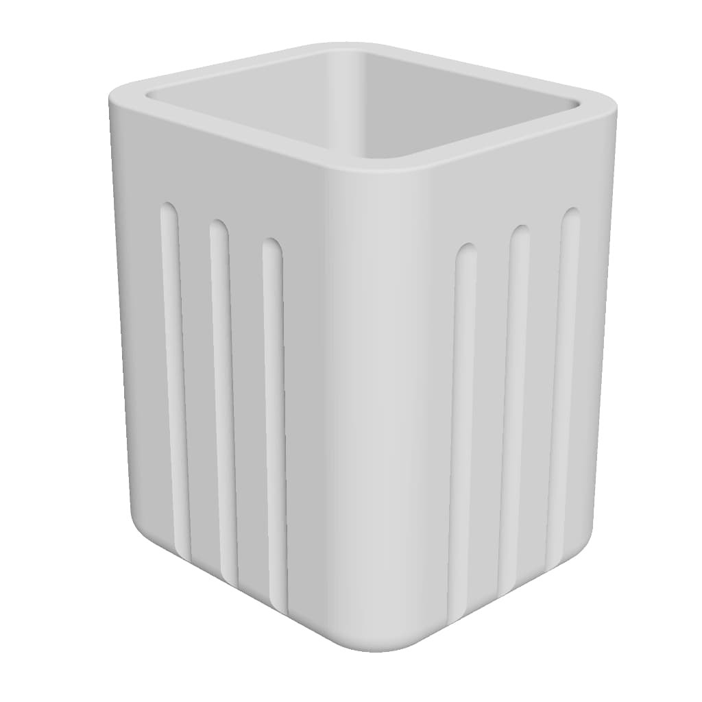 Porta Escova De Dentes Organizador Banheiro Maquiagem Decorativo Higiene e Design Minimalista no Banheiro