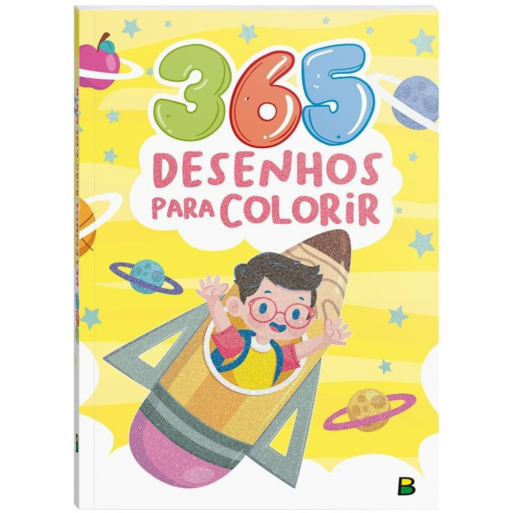 365 Desenhos para Colorir (Capa Amarela)