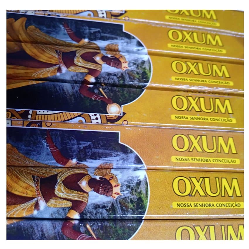 Kit Incenso Indiano  TAJ  Oxum umbanda religioso purificação e proteção 6 caixinhas 42 varetas