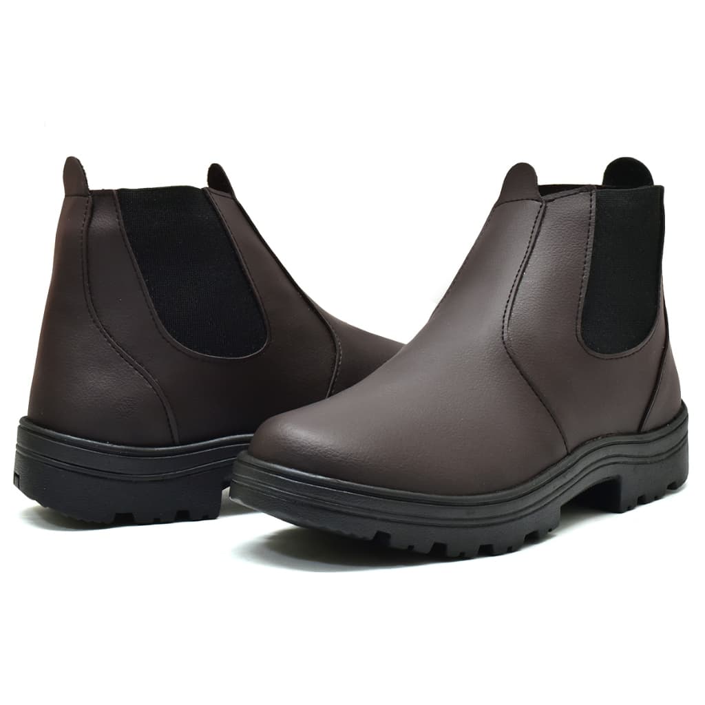 Bota botina masculina envio imediato confortável e estilosa para o dia a dia