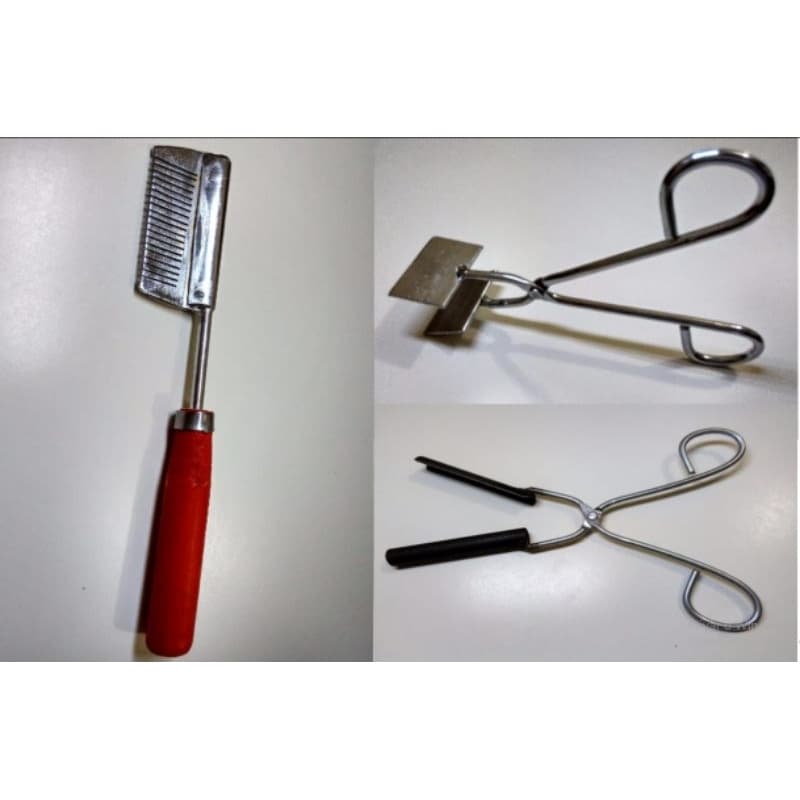 kit chapinha baiana - Pente de ferro, chapinha e cacheador