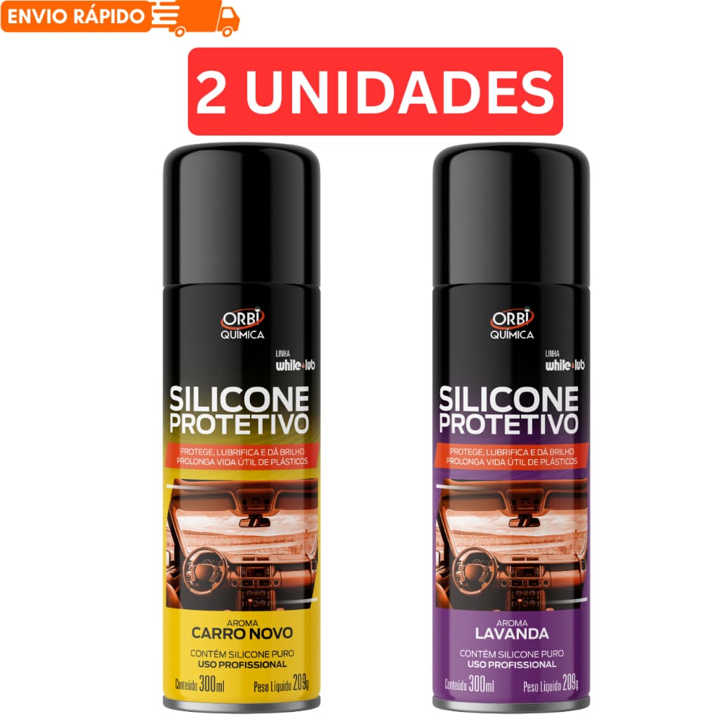 2UN Silicone Protetivo PERFUMADO Renovador Spray 300ML Orbi