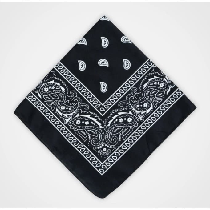Bandana  Estampada Unissex  Preta